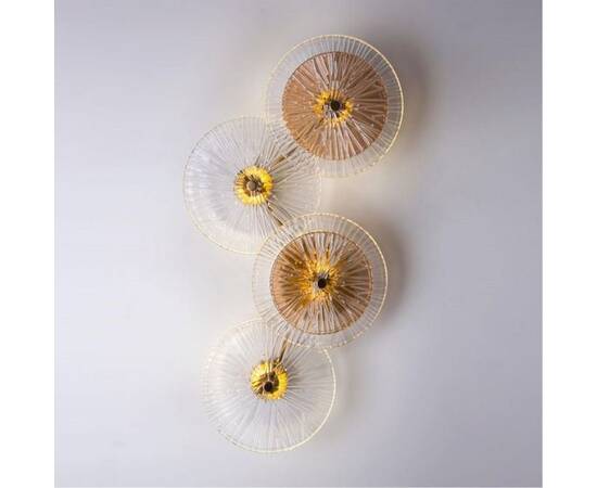Настенный светодиодный светильник Arte Lamp Ajour A1258AP-4PB, изображение 4