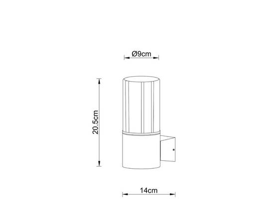 Уличный настенный светильник Arte Lamp Seginus A6515AL-1BK, изображение 2