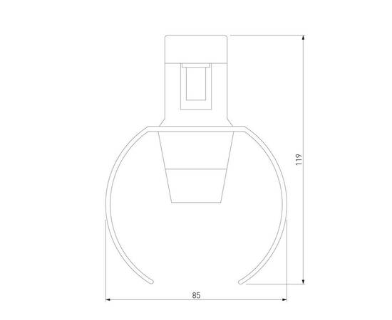 Трековый светодиодный светильник Elektrostandard Esthetic Magnetic 85119/01 a065420, изображение 5