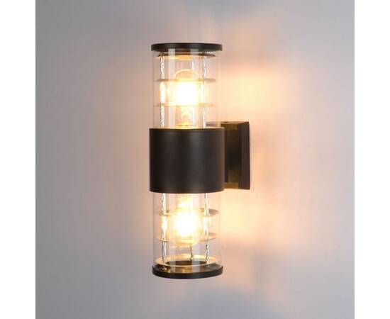 Уличный настенный светильник Arte Lamp Tokyo A5315AL-2BK, изображение 3