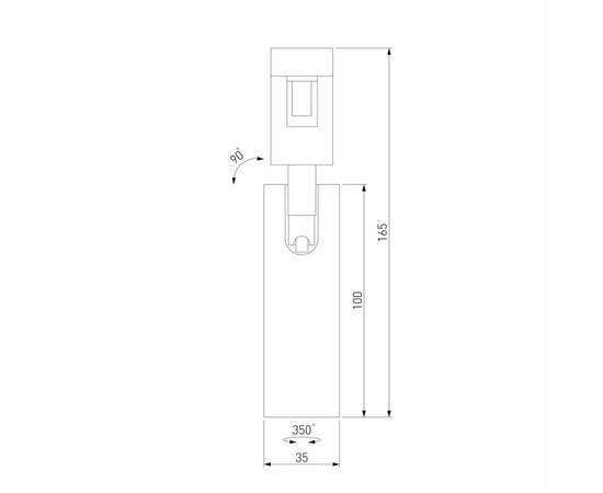 Трековый светодиодный светильник Elektrostandard Esthetic Magnetic 85115/01 a065416, изображение 5