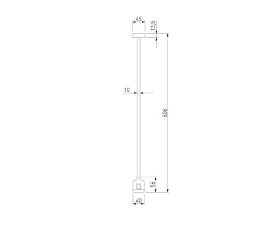 Декоративная стойка с коннектором Elektrostandard Esthetic Magnetic 85153/00 a065449, изображение 2