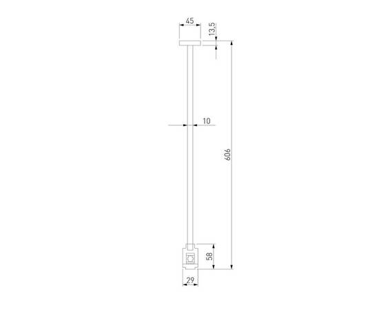 Декоративная стойка с вводом питания Elektrostandard Esthetic Magnetic 85148/00 a065444, изображение 5