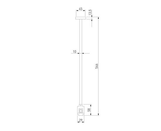 Декоративная стойка с вводом питания Elektrostandard Esthetic Magnetic 85147/00 a065443, изображение 5