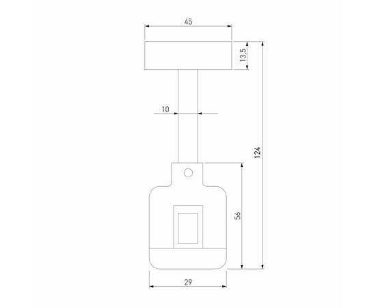 Декоративная стойка с коннектором Elektrostandard Esthetic Magnetic 85145/00 a065437, изображение 5