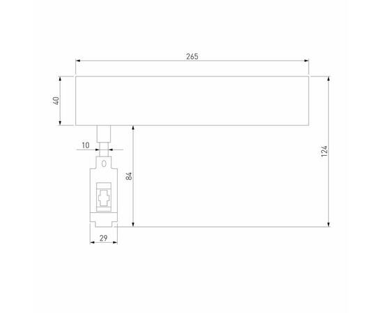 Декоративная стойка с вводом питания Elektrostandard Esthetic Magnetic 85140/00 a065432, изображение 5