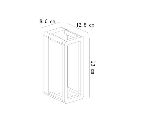 Уличный настенный светодиодный светильник Arte Lamp Hassaleh A3374AL-1BK, изображение 2