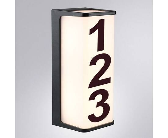 Уличный настенный светодиодный светильник Arte Lamp Lancia A6419AL-1BK, изображение 3