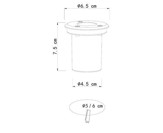 Ландшафтный светодиодный светильник Arte Lamp Piazza A6103IN-1SS, изображение 2