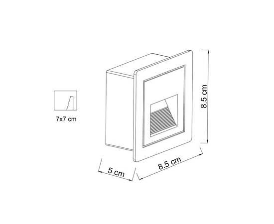 Уличный светодиодный светильник Arte Lamp Piazza A7325IN-1WH, изображение 2