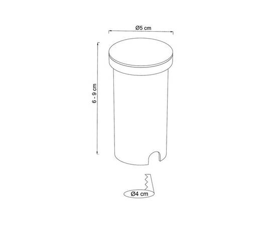 Ландшафтный светодиодный светильник Arte Lamp Piazza A3601IN-1WH, изображение 2