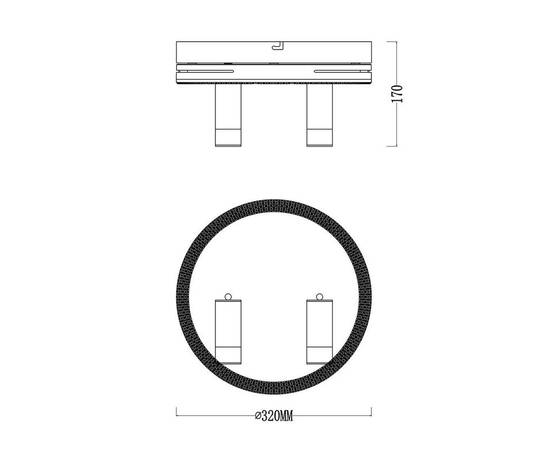Потолочный светодиодный светильник Escada 20044SMA/03LED WH, изображение 2