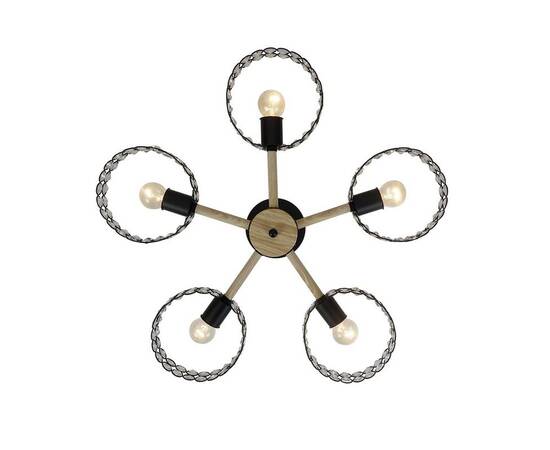 Потолочная люстра Escada Banjo 679/5P Black, изображение 4