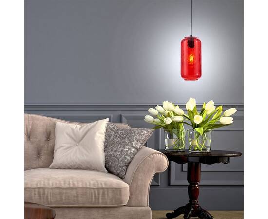 Подвесной светильник Escada Rise 10177/1S Black/Red, изображение 3