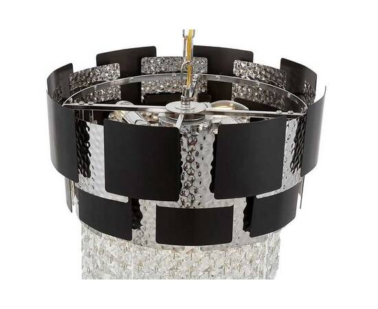 Подвесной светильник Lumina Deco Kruvia LDP 7045-400 BK+CHR, изображение 3