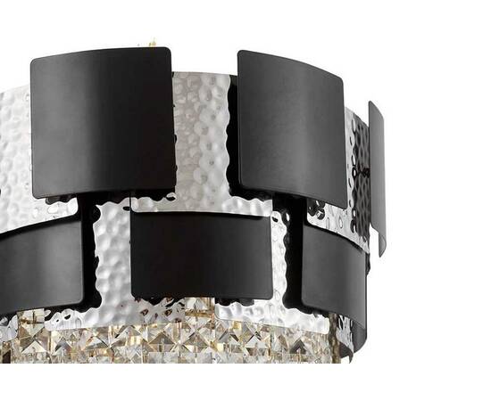 Подвесной светильник Lumina Deco Kruvia LDP 7045-400 BK+CHR, изображение 4