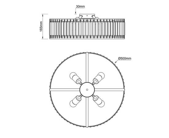Потолочный светильник Escada Unona 2116/4, изображение 2
