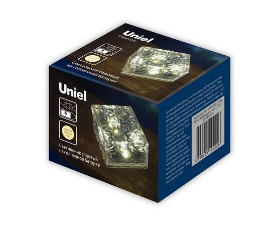 Светильник на солнечных батареях Uniel USL-F-172/PT050 Icecube UL-00011750, изображение 2