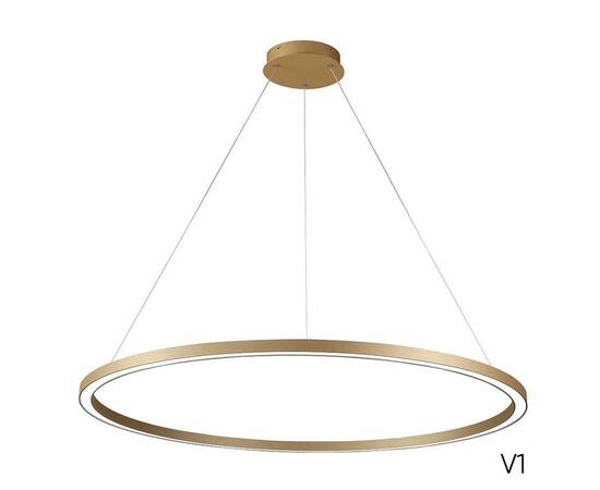 Подвесной светодиодный светильник Crystal Lux Fortuna SP88W Led Gold, изображение 3