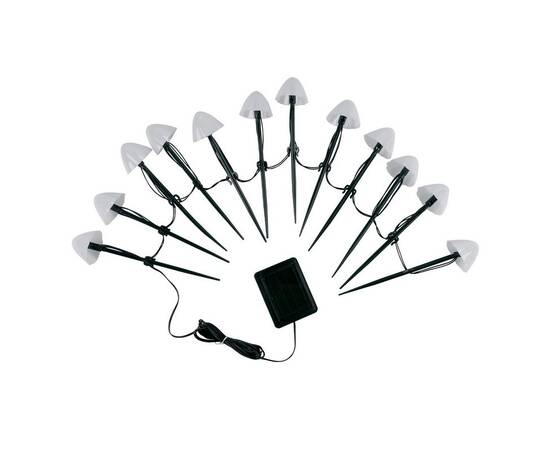 Светильник на солнечных батареях Uniel USL-S-830/PM020 Multicolor Mushrooms Set12 UL-00011676