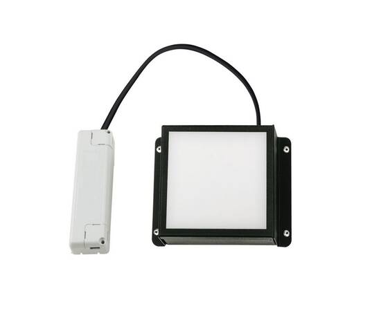 Встраиваемый светодиодный светильник Uniel Мини Домино ULP-0808 7W/4000К IP40 Grilyato Black UL-00011899