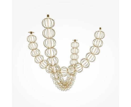 Подвесной светодиодный светильник Maytoni Golden Cage MOD216PL-L42G3K, изображение 2