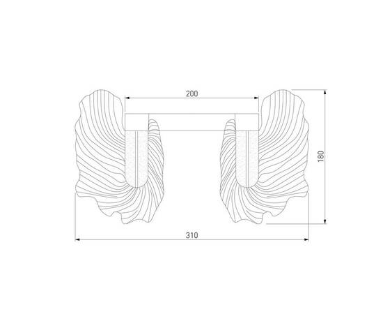 Настенный светодиодный светильник Bogates Farfalla 90377/1, изображение 2