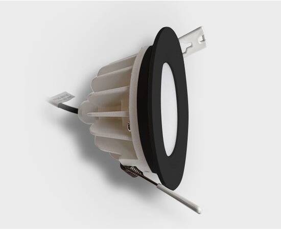 Встраиваемый светодиодный светильник Italline IT08-8018 black 3000K, изображение 3