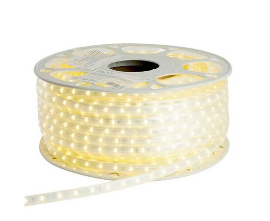Светодиодная влагозащищенная лента Saffit 6W/m 60LED/m 2835SMD теплый белый 50М SST20 55243