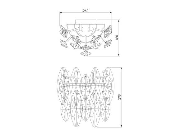 Бра Bogates Onyx 372/2 Strotskis, изображение 2
