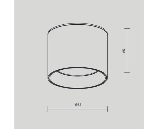 Потолочный светильник Maytoni Technical Glam C096CL-GX53-W, изображение 2