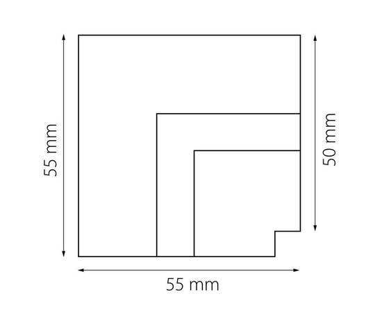 Коннектор L-образный встраиваемый Lightstar Linea 506337, изображение 2