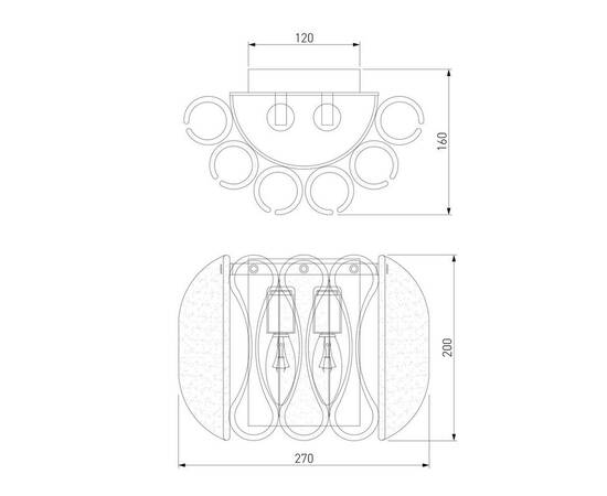 Настенный светильник Bogates Callas 365/2, изображение 2
