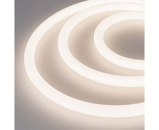 Гибкий неон Arlight8,6W/m 560LED/m CSPSMD дневной белый 5M MOONLIGHT-TOP-X560-D13mm 24V Day4000 360deg 039546