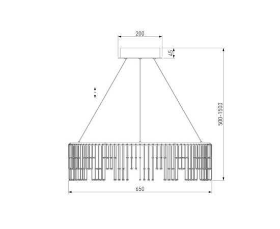 Подвесной светодиодный светильник Bogates Firefly 454/1, изображение 2