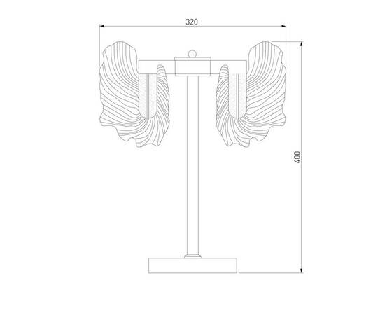 Настольная лампа Bogates Farfalla 80509/1, изображение 2
