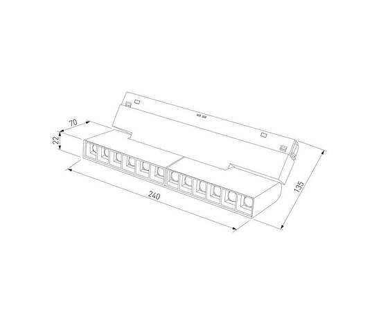 Трековый светодиодный светильник Elektrostandard Slim Magnetic Mobi 85191/01 a066540, изображение 2