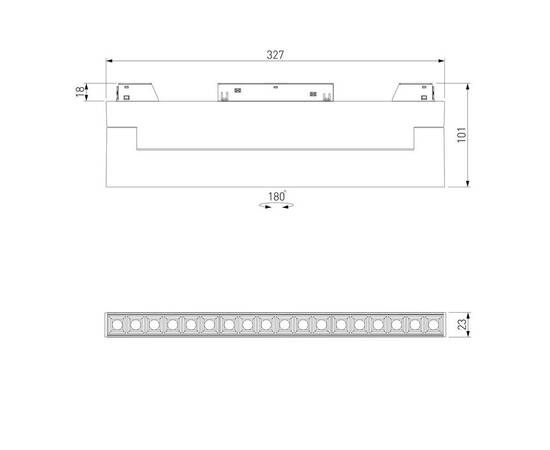Трековый светодиодный светильник Elektrostandard Slim Magnetic 85196/01 a066588, изображение 2