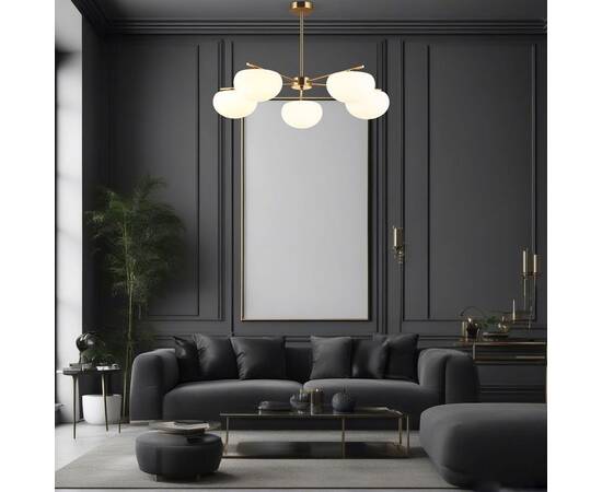 Подвесная люстра Eurosvet Like 30190/5 латунь, изображение 5