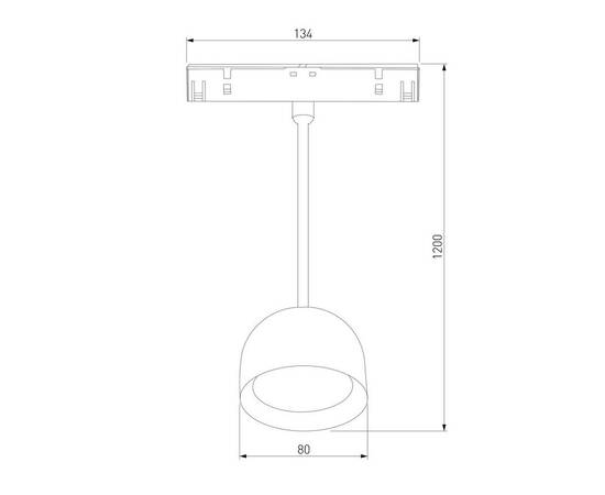 Трековый светодиодный светильник Elektrostandard Slim Magnetic Uno 85126/01 a065480, изображение 2