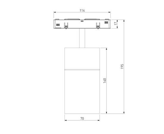 Трековый светодиодный светильник Elektrostandard Slim Magnetic Comfi 85190/01 a066518, изображение 2