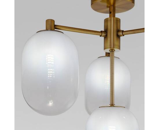 Потолочная люстра Eurosvet Loona 60161/4 латунь, изображение 3