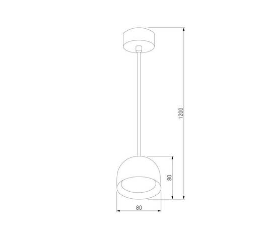 Подвесной светодиодный светильник Elektrostandard Uno 50261 LED a065698, изображение 2