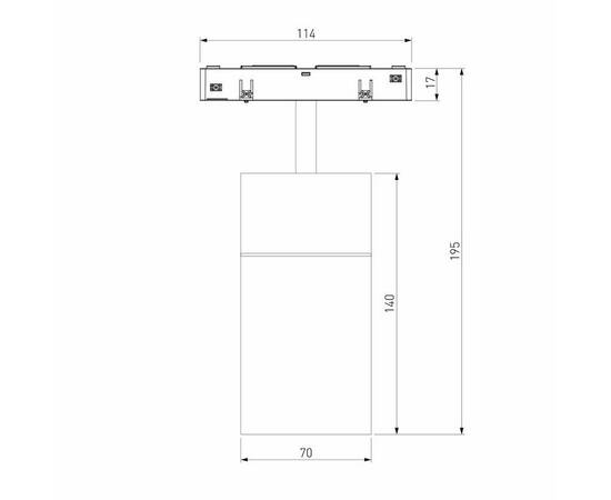 Трековый светодиодный светильник Elektrostandard Slim Magnetic Comfi 85187/01 a066515, изображение 2