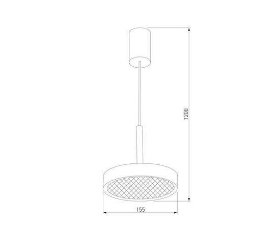 Подвесной светодиодный светильник Elektrostandard Plate 50260 LED a065413, изображение 2