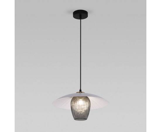 Подвесной светильник Eurosvet Kamari 50259/1 белый/дымчатый