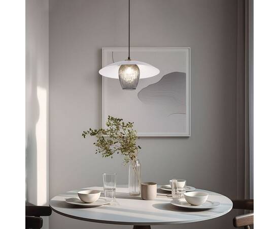 Подвесной светильник Eurosvet Kamari 50259/1 белый/дымчатый, изображение 5