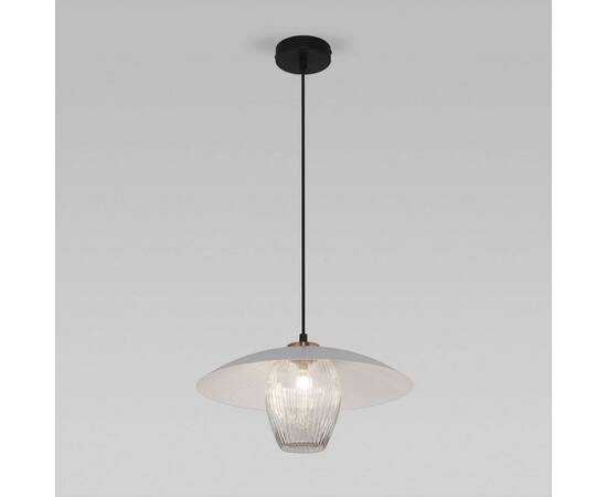 Подвесной светильник Eurosvet Kamari 50259/1 белый/прозрачный