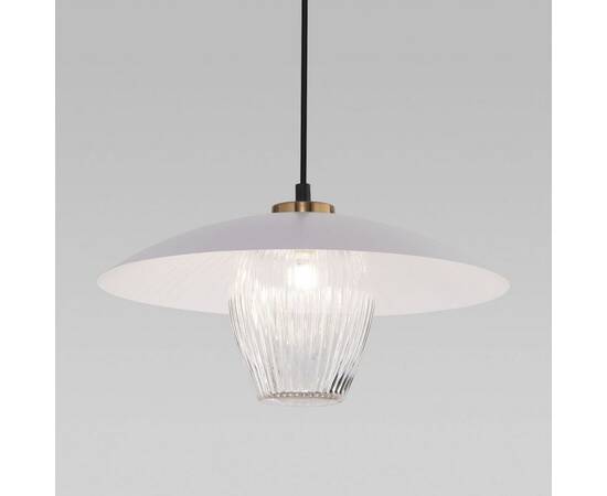 Подвесной светильник Eurosvet Kamari 50259/1 белый/прозрачный, изображение 4