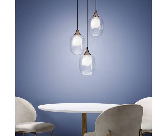 Подвесная люстра Eurosvet Spritz 70216/3 латунь, изображение 5